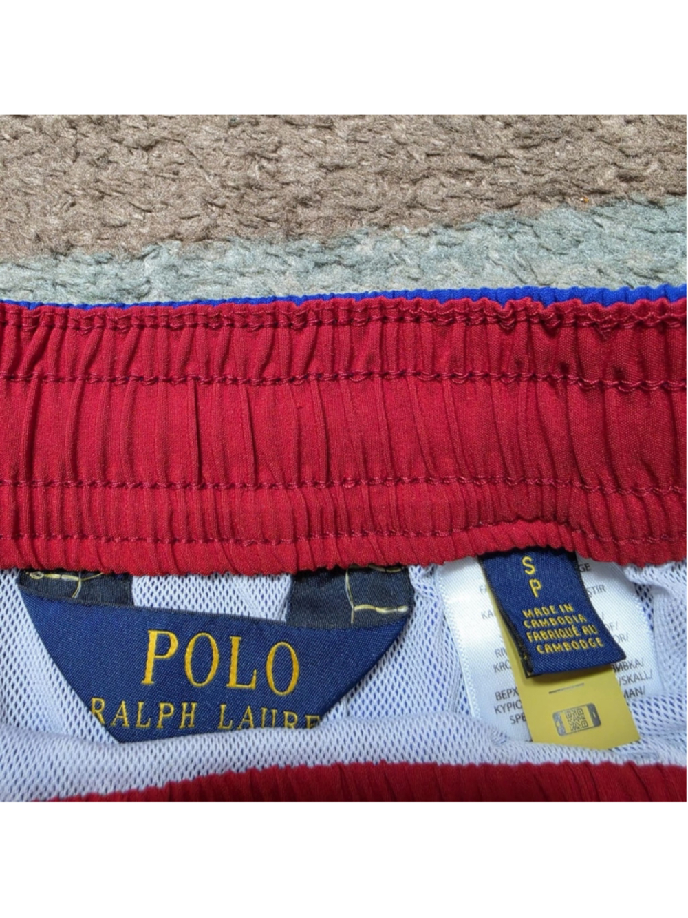 Polo Ralph Lauren Swim Trunks Men’s Small Blue Pony Logo Mesh Lined Swim Shorts - Picture 5 of 10